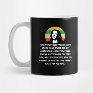 Her Own Life Madam VP Harris Quote Inauguration 2021 Retro Mug